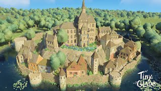 MONT SAINT MICHEL INSPIRED VILLAGE in Tiny Glade [upl. by Annavahs855]