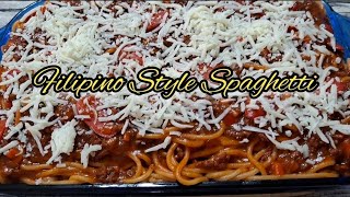 Filipino Style Spaghetti Recipe  How to cook Filipino style spaghetti using UFC spaghetti sauce [upl. by Ramonda]