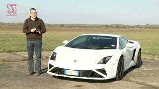 Lamborghini Gallardo 2013 track test  Auto Express [upl. by Alfie295]