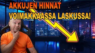 AKKUJEN HINTOJEN ENNUSTETAAN LASKEVAN MERKITTÄVÄSTI EU VS KIINA  KAUPPASOTA [upl. by Thomajan]