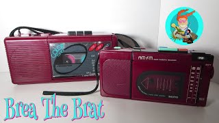 80s cassette players mini boomboxes Soundesign Color tunes and Sanyo [upl. by Sherrie]