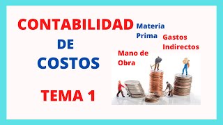 QUE ES LA CONTABILIDAD DE COSTOS  CONCEPTOS DEFINICIONES Y SU APLICACION  COSTOS [upl. by Nanam]