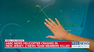 6ABC news helicopter crashes in New Jersey 2 news team members killed [upl. by Wellington165]