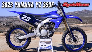 2023 Yamaha YZ250F  250 Shootout  Cycle News [upl. by Chao]