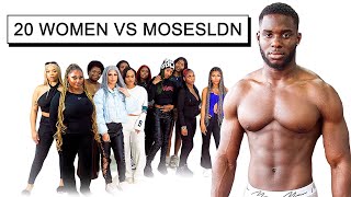 20 WOMEN VS 1 YOUTUBER  MOSESLDN [upl. by Nicole]