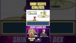 Shiny Deoxys Live Reaction 2981 Encounters pokemon shinypokemon shinyhunting deoxys shiny [upl. by Bunting]