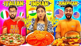 Having Only ONE COUNTRY ka Food 😍  60 Minute FOOD Challenge 😱 [upl. by Rosinski]