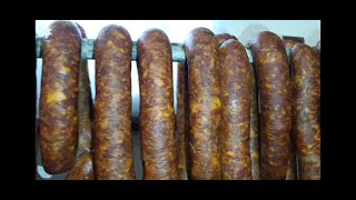 👍How to make a perfect homemade sausages👍Údenie domácich klobás 🔥Házi kolbász készítése [upl. by Imehon]