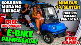 MINI BUS EBIKE PAMPASADA SOBRANG MURA NG HALAGA 78 SEATER NA FREEBIES PALANG PANALONG PANALO NA [upl. by Nilloc]