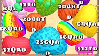 Blob Merge 3d Gameplay Satisfying 2048  Merge Game  113 [upl. by Fraser]