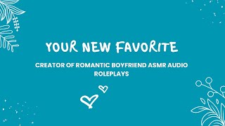 Producer of Asmr Boyfriend Audio Roleplays filled with Romance [upl. by Adnarim]