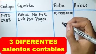 Contabilización del IVA ejercicio con diferentes casos compras y ventas [upl. by Agnola]