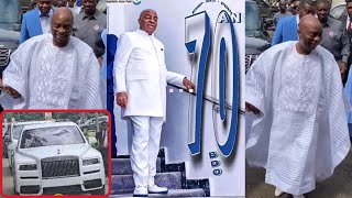 BISHOP DAVID OYEDEPO 70TH BIRTHDAY CELEBRATION AS HE WAS GIFTED A ROLLS ROYCE CULLINAN 2024 [upl. by Novyar]