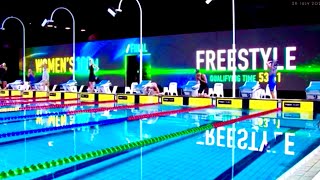 100m Freestyle Final W  2024 Australian Olympic Swimming Trials [upl. by Jadwiga717]