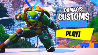 🔴FORTNITE CHAPTER 5 FASHION SHOWS LIVE CUSTOM MATCHMAKING D8MAG SAYS BULL RUSH SCRIMS [upl. by Liddy]