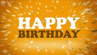 Matt Houston  Happy Birthday Lyrics video officiel [upl. by Ulani]