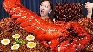 대왕 랍스터 🦞 짜파게티 amp 가리비 해물찜 먹방 Giant Lobster amp Scallops Seafood Jjapaghetti noodle Mukbang ASMR Ssoyoung [upl. by Nylahs]