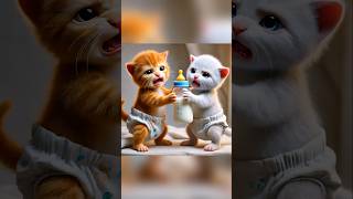 The Story of Kitten Siblings cat catlover cute kitten shorts [upl. by Beatrisa]