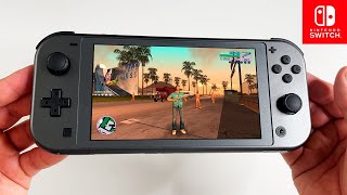 GTA Vice City Gameplay on Nintendo Switch LITE  Trilogy Definitive Edition [upl. by Fisher275]