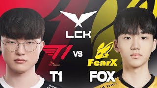 Fox Vs T1 Game 3 Highlights [upl. by Benni]