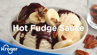 How to Make Hot Fudge Sauce  Kroger Recipes  Kroger [upl. by Llerrehs]