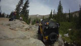 TJ VNotch Wheeler Lake 4x4 Trail Colorado 33s [upl. by Ednew730]