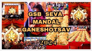 GSB Seva Mandal Ganeshotsav 2024 mumbai ganpati viralvideo trending [upl. by Hildebrandt]