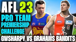 AFL 23 PRO TEAM PREMIERSHIP CHALLENGE GWSHARPY  SAINTS VS LIONS AFL23 AFL PROTEAM GWSHARPY [upl. by Nalad]