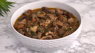 Nigerian Assorted Meat Pepper Soup Recipe  Taste City [upl. by Eelibuj84]