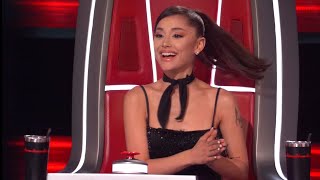 Ariana Grande’s The Voice CoStars POKE FUN at Her During Debut [upl. by Noiz]