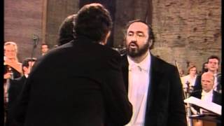 quotO Sole Mioquot Pavarotti Carreras Domingo  Rome 1990  DVD quality [upl. by Asel]