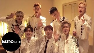 Monsta X London 2018 Interview and Games 몬스타엑스  Metrocouk [upl. by Mushro]