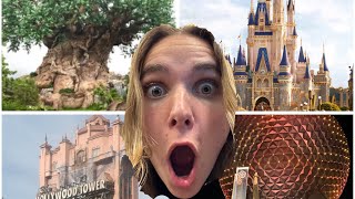 All 4 Disney World Parks in 1 Day [upl. by Alexis]