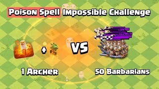 Can Poison Spell Save This Archer  Poison Spell VS Every Troop  Clash of Clans [upl. by Selassie]