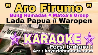 Lagu laraoke Aro Firumo lagu daerah papua waropen [upl. by Anig]