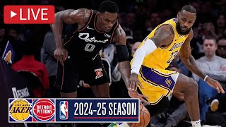 NBA LIVE LA Lakers vs Detroit Pistons  November 4 2024  Pistons vs Lakers LIVE NBA 2K25 [upl. by Erialc]