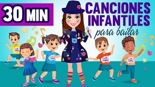 Compilado canciones infantiles para bailar para niños Canciones populares y Pelina [upl. by Barling]