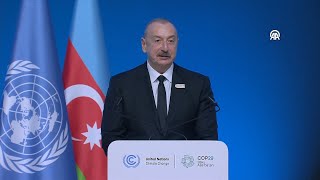 Azerbaijan President Aliyev speaks at COP29 World Leaders Climate Summit [upl. by Sekyere588]