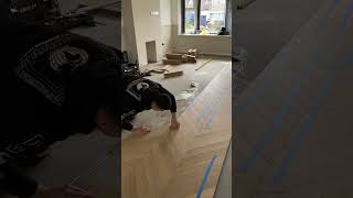 Upgrade Your Space Cotton Invisible Oak Chevron Engineered Wood Flooring Explained [upl. by Hirst384]