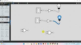 Portes logiques et simulateur de circuit numérique [upl. by Oruhtra]