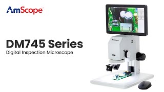 AmScope DM745 AllInOne 3D Digital Inspection Microscope [upl. by Katharine24]