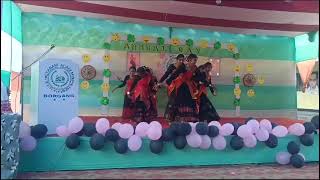 Gyanam Academy Borgang Annula function 🔥Remix dance2024 Biswanath  Assam [upl. by Elleina]