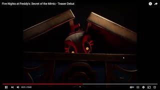 Analyzing the next FNAF Game trailer Five Nights at Freddys Secret of the Mimic trailer reaction [upl. by Yeldar316]