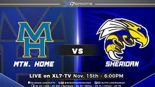 Mountain Home Bombers vs Sheridan Yellowjackets Football  1st Round 6A Arkansas Playoffs [upl. by Eineg]