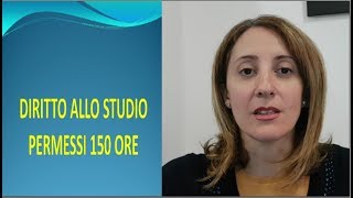 DIRITTO ALLO STUDIO 150 ORE [upl. by Nereus]