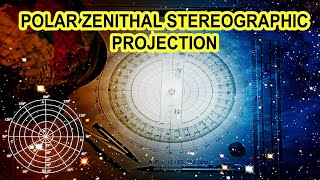 Polar Zenithal Stereographic Projection  Sanjib Mandal SanGeotics [upl. by Alano]