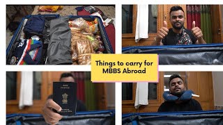 Things to carry for MBBS Abroad  Packing tips  MBBS Abroad  Lviv National Medical University [upl. by Brigid]