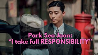 Park Seo Joon RESPONDING to latest Controversy and facing Statement in LATEST interview [upl. by Fairfax]