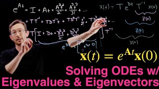 Solving Systems of Differential Equations with Eigenvalues and Eigenvectors [upl. by Purse]