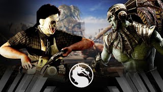 Mortal Kombat X  Leatherface Vs Kotal Kahn Very Hard [upl. by Lamrert]